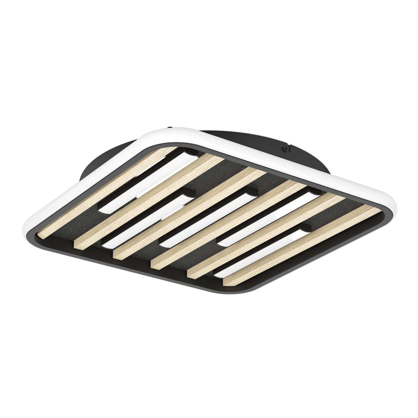 CEMBRANO LED Square Ceiling Lt Black, Brown  #902588