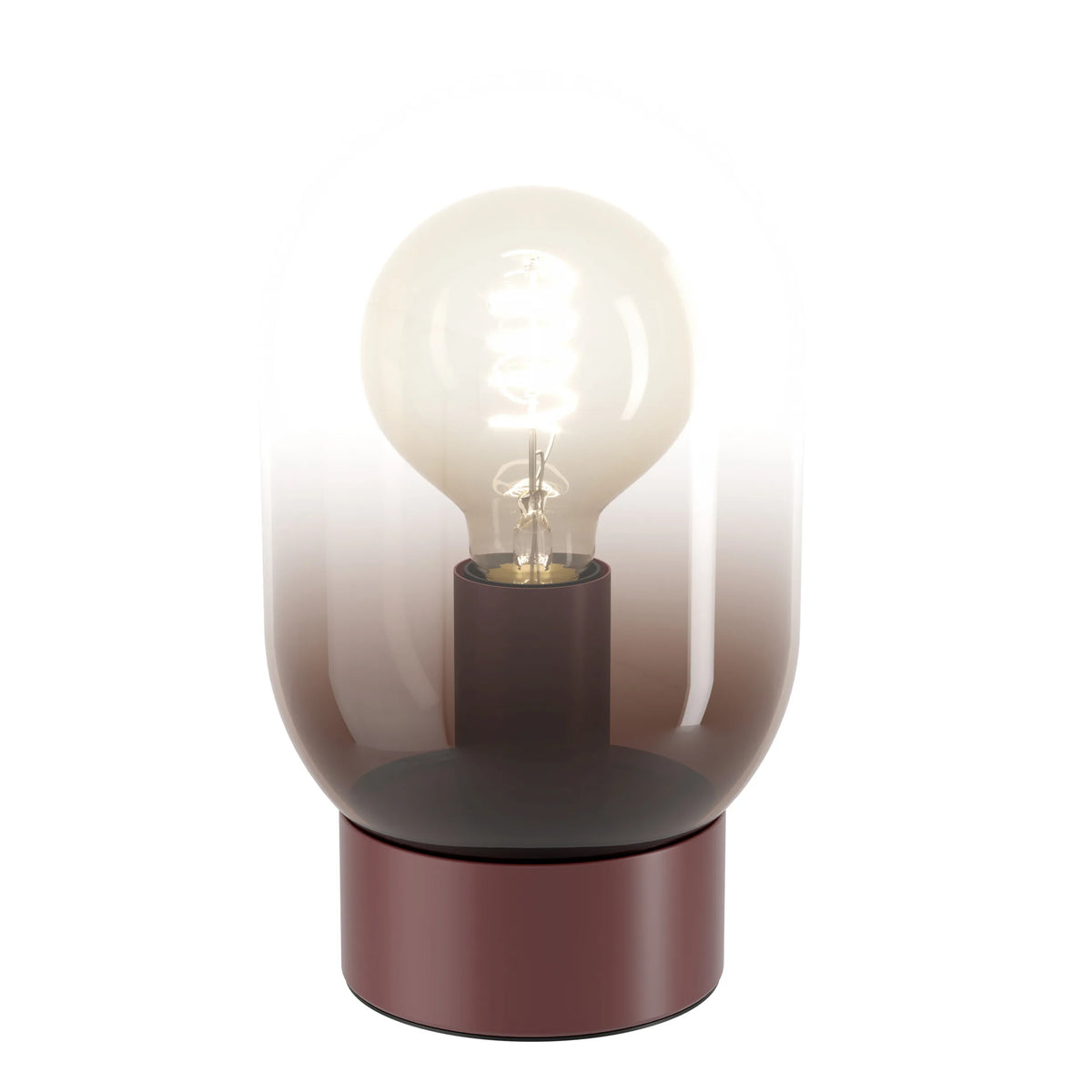LEQUILE Table Lamp Smoky Brown E27 #902844