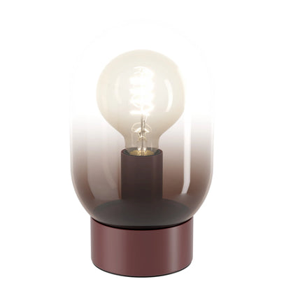 LEQUILE Table Lamp Smoky Brown E27 #902844