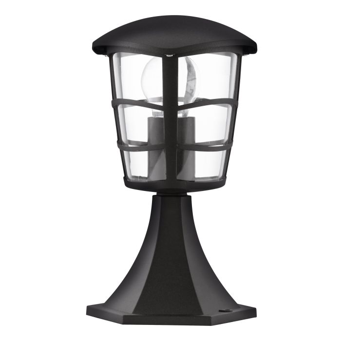 ALORIA Cast Alu Wall Lt Black Clear E27 #93099 (NEW STOCK ARRIVING SOON)