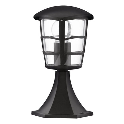 ALORIA Cast Alu Wall Lt Black Clear E27 #93099 (NEW STOCK ARRIVING SOON)