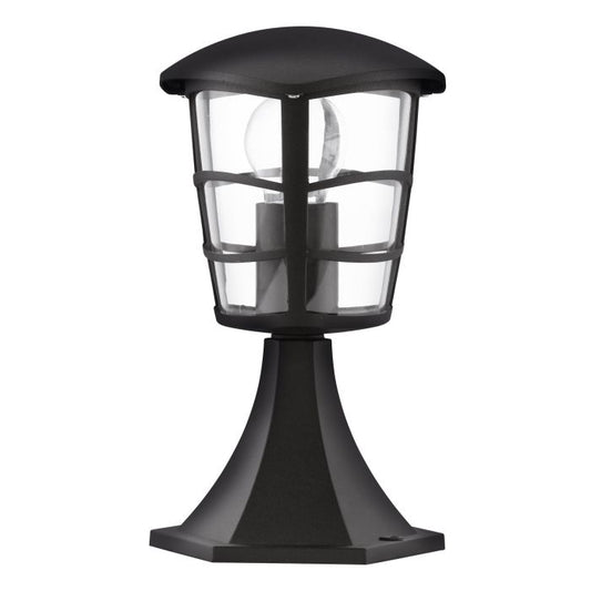 ALORIA Cast Alu Wall Lt Black Clear E27 #93099 (NEW STOCK ARRIVING SOON)