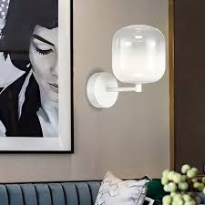 4W LED Misty Morning Wall Light White  #LED-943/WH