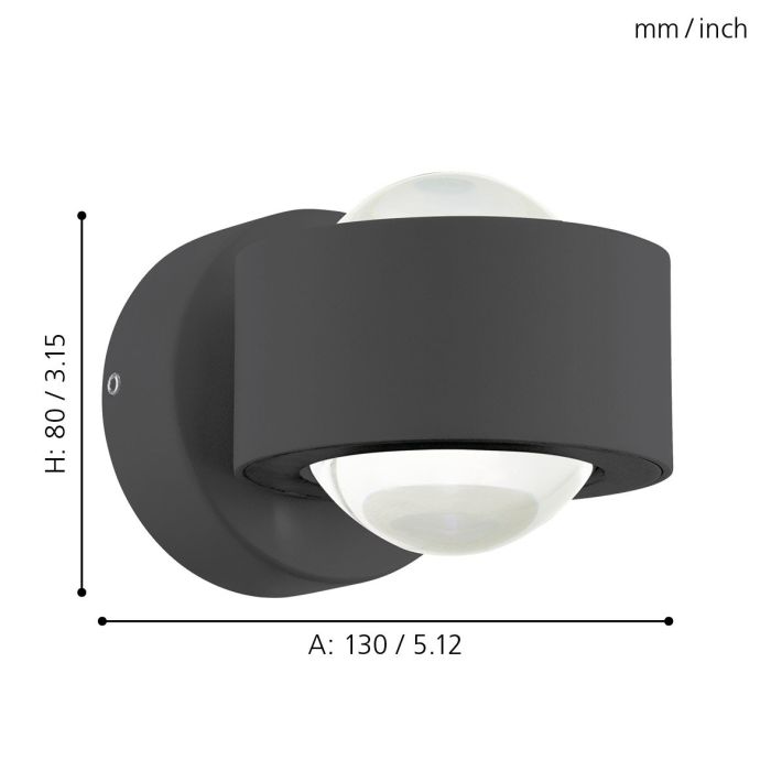 ONO 2 Outdoor Wall Light - #96049