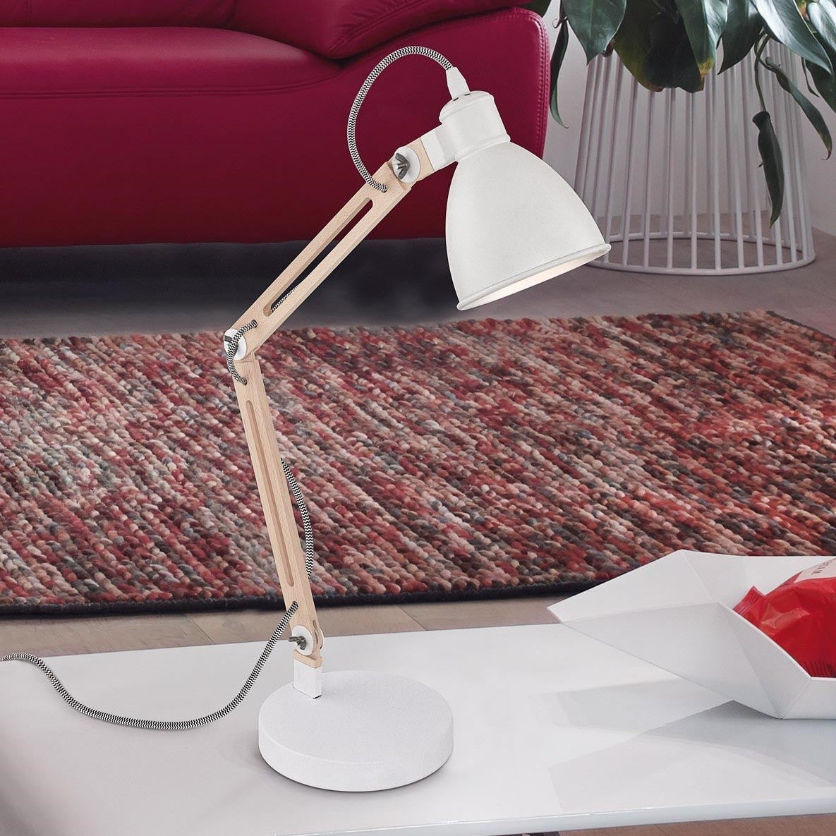 TORONA Office Table Lamp White E14 #96957