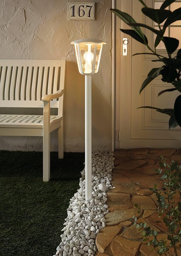 MONREALE Alumin. OD Bollard White E27 IP44 #98118