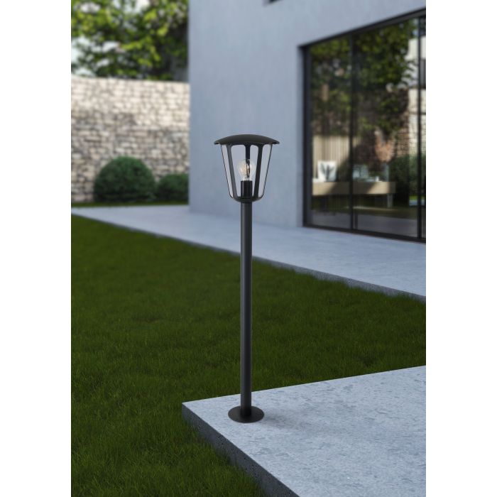 MONREALE Alumin. OD Bollard Black E27 IP44 #98123