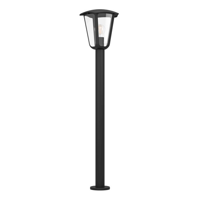 MONREALE Alumin. OD Bollard Black E27 IP44 #98123