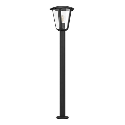 MONREALE Alumin. OD Bollard Black E27 IP44 #98123