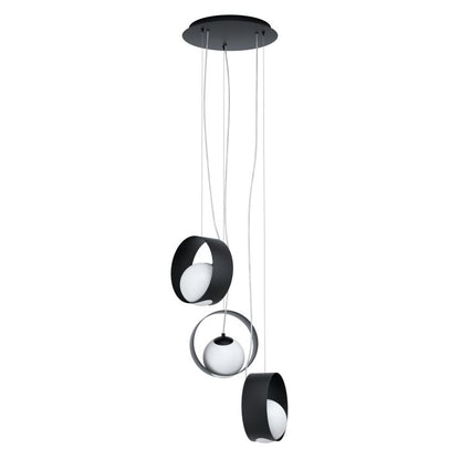 CAMARGO 3Lt Pendant Black E14 #98441