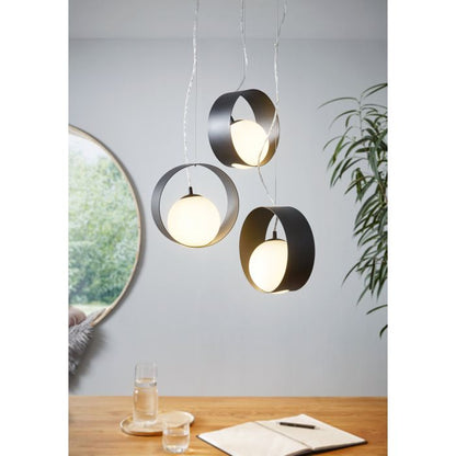 CAMARGO 3Lt Pendant Black E14 #98441