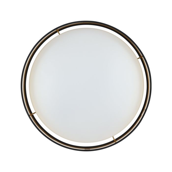 MASERLO 2 LED Ceiling Lt Black, Gold IP20 #99539