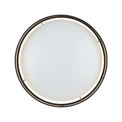 MASERLO 2 LED Ceiling Lt Black, Gold IP20 #99539