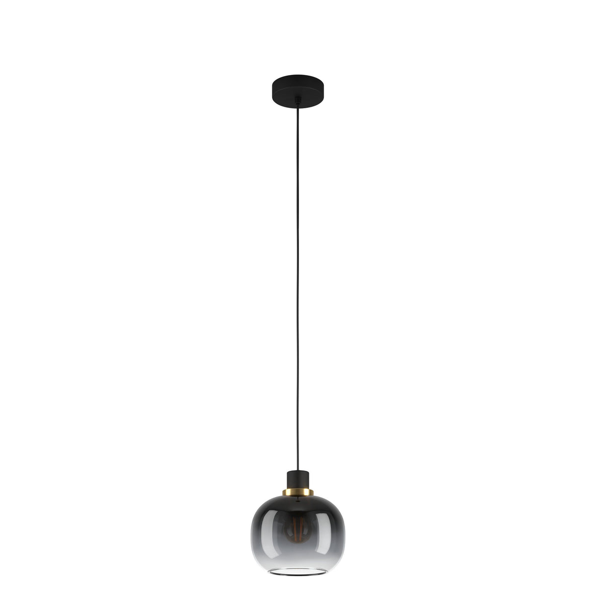 OILELLA Pendant Black, Grey Transparent E27 #99616