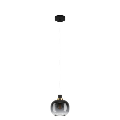 OILELLA Pendant Black, Grey Transparent E27 #99616