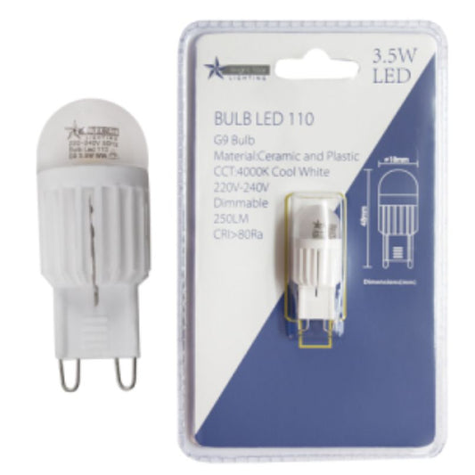 3.5W G9 LED Bulb Dimmable - #BULB LED 110