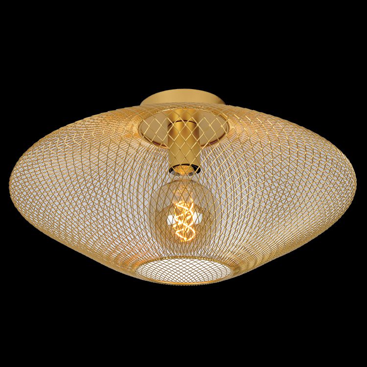 Mesh Ceiling Fitting Gold E27 #G-KLC-86/GD