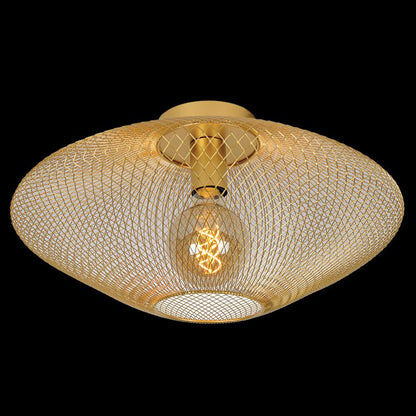 Mesh Ceiling Fitting Gold E27 #G-KLC-86/GD