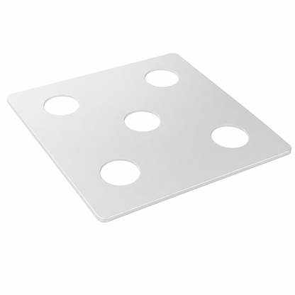 CABUS Steel LED Ceiling Lt Chrome, Satin IP44 #96939