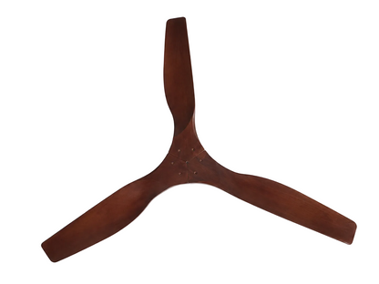 52" 3 Blade Ceiling Fan Wood-Matt Silver+Remote #F316MS