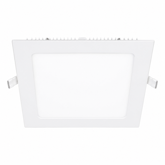 15W 7.5" Sq Recssed Panel Lt Sett:WW,CW,DL Dimm. #DL714 WHITE