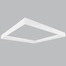 White Alu Flush Mounted Frame 600x600mm ##DL516