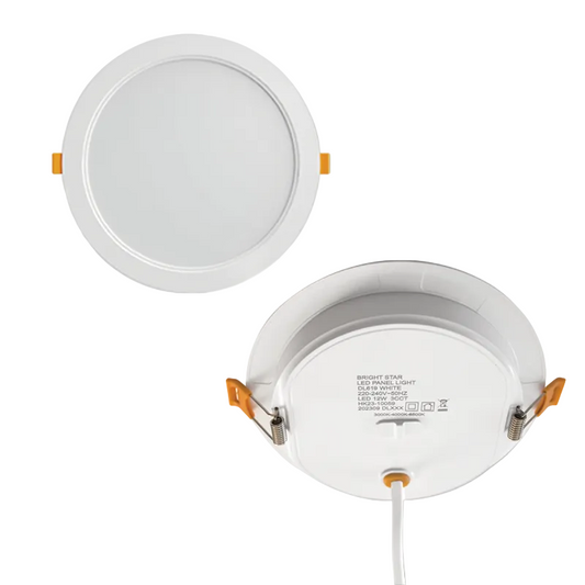 LED Recessed Panel Lt #DL619 WHITE