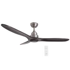 52" 3 Solid Wood Blade Fan Satin Nickel #FCF079 SATIN (NEW STOCK ARRIVING SOON)