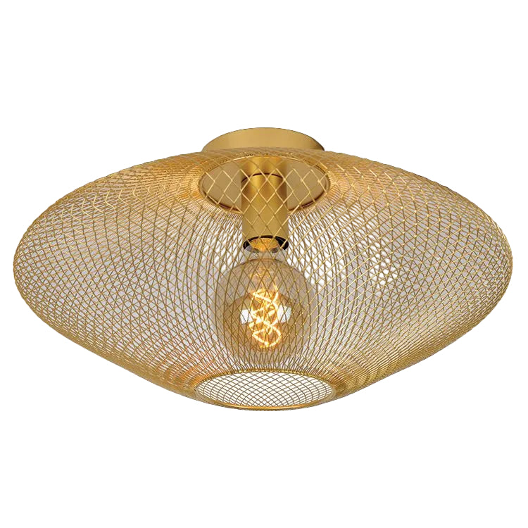 Mesh Ceiling Fitting Gold E27 #G-KLC-86/GD