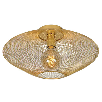 Mesh Ceiling Fitting Gold E27 #G-KLC-86/GD