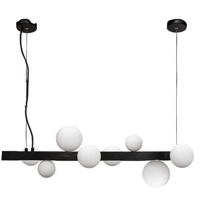 3.5W Fantasy Pendant Black, White Shade #GO-KLCH423-8/BL  (AVAILABLE ON ORDER)