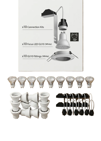 INTECA 5W DL Kit Non Adj Focus CW Silver #255112