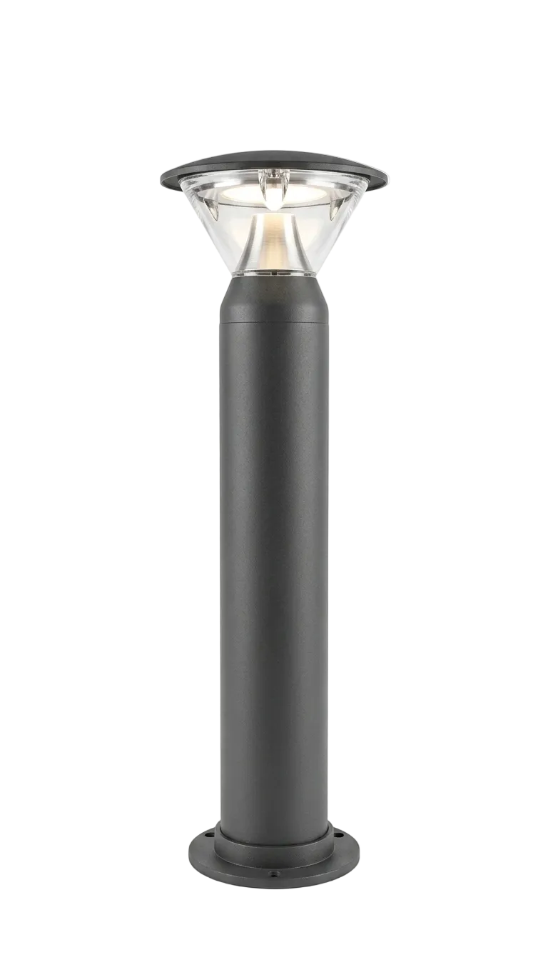 12W Alumin OD Bollard Black WW 800mm #Y13014-80