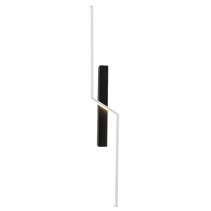 14W Meta LED Wall Lt w Acrylic Diffuser Black, White #WB410 BK/WH