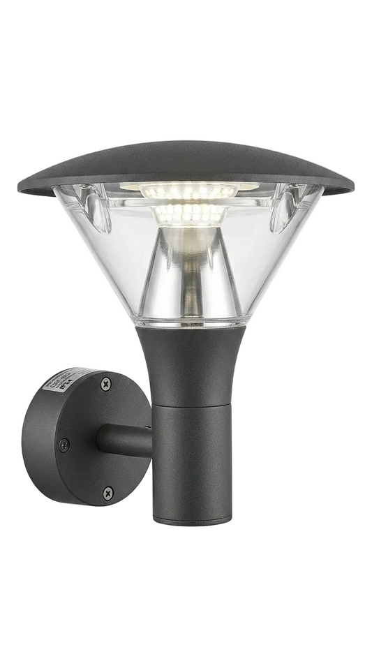 13W Alumin. Wall Light w Bracket Black WW #Y3014W