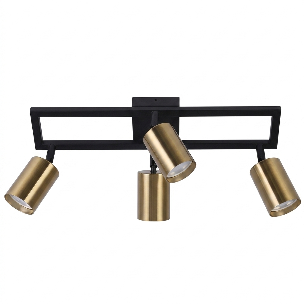 50W 3 Lt Adjustable Spot Satin Brass GU10 #S414/3 SATIN BRASS