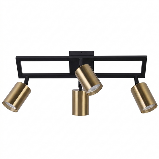 50W 3 Lt Adjustable Spot Satin Brass GU10 #S414/3 SATIN BRASS