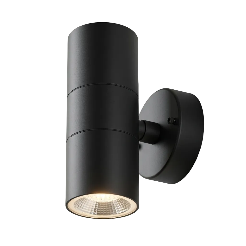 GU10 Wall Spot Lt Black GU10 60x152mm #TS10-2BLACK