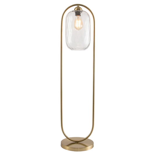 Metal Floor Lamp w Switch Brass E27 #SL422 BRASS