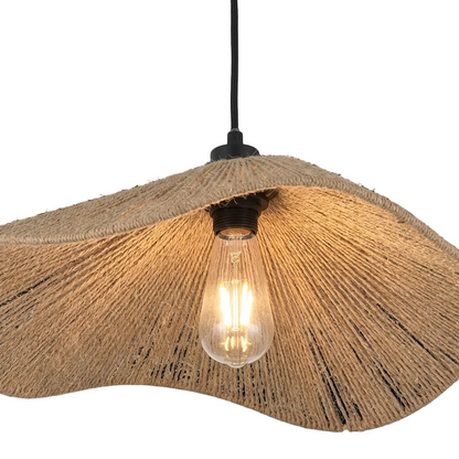 Nylon Rope Pendant Black E27 #PEN949 ROPE