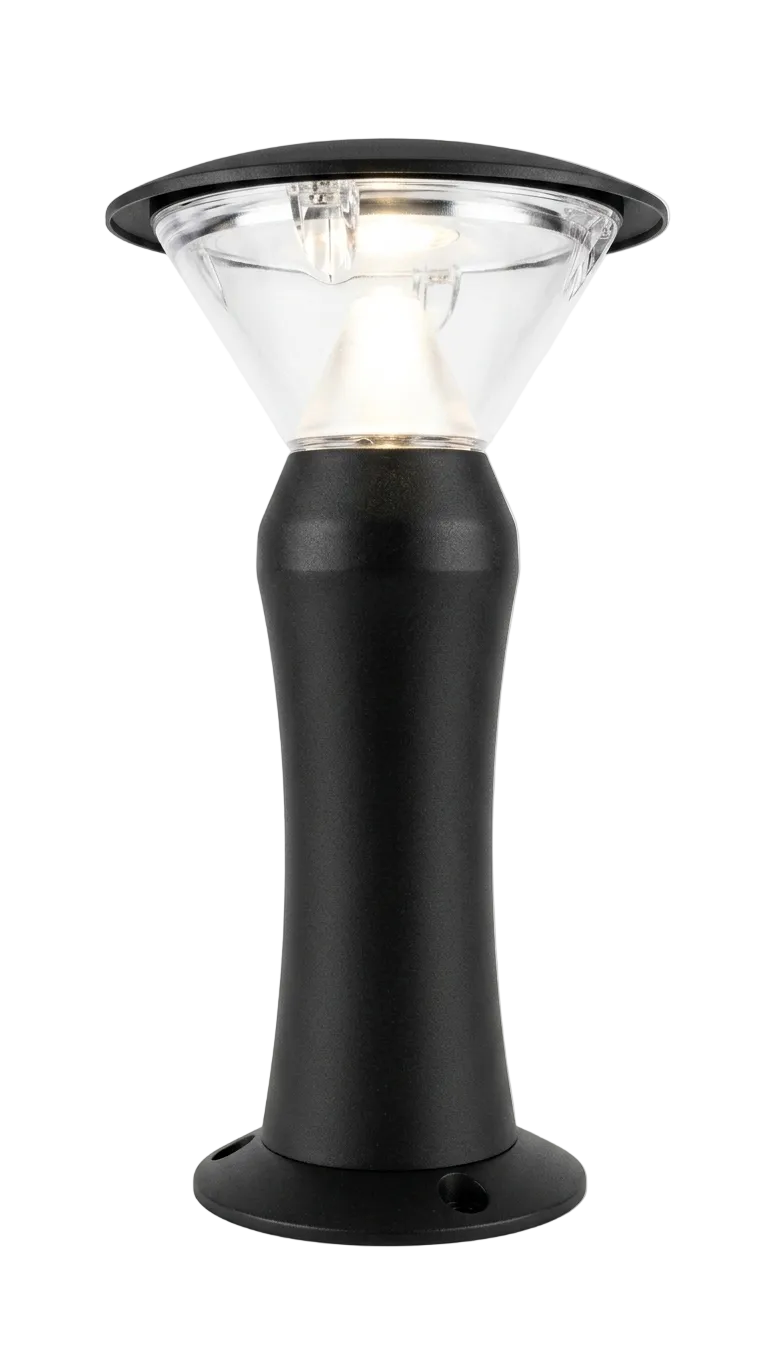 12W Alumin OD Bollard Black WW 450mm #Y53014-45