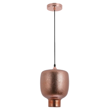 Metal and Glass Pendant Copper E27 #PEN840 COPPER