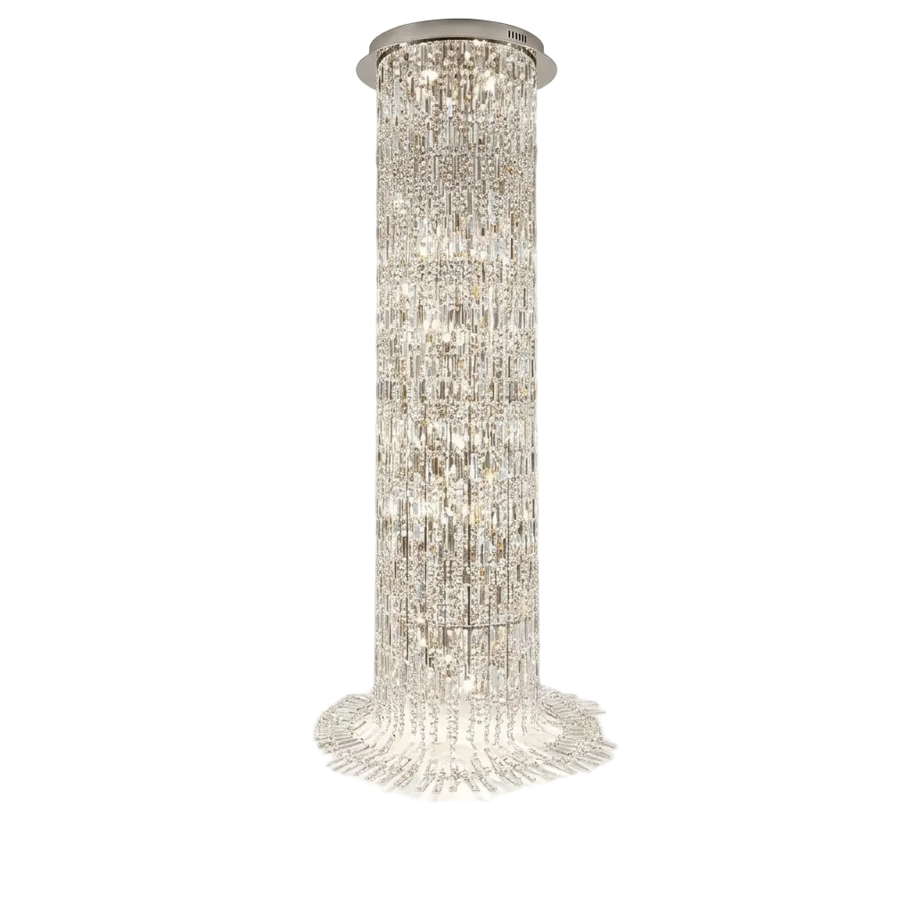 40W Waterfall Clear Crystal Chandelier E14 #KLCH-89400  (AVAILABLE ON ORDER)