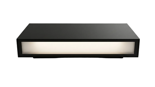 8W Rectangular LED Wall Lt Blk WW 200x100x31mm #LBD2760-8