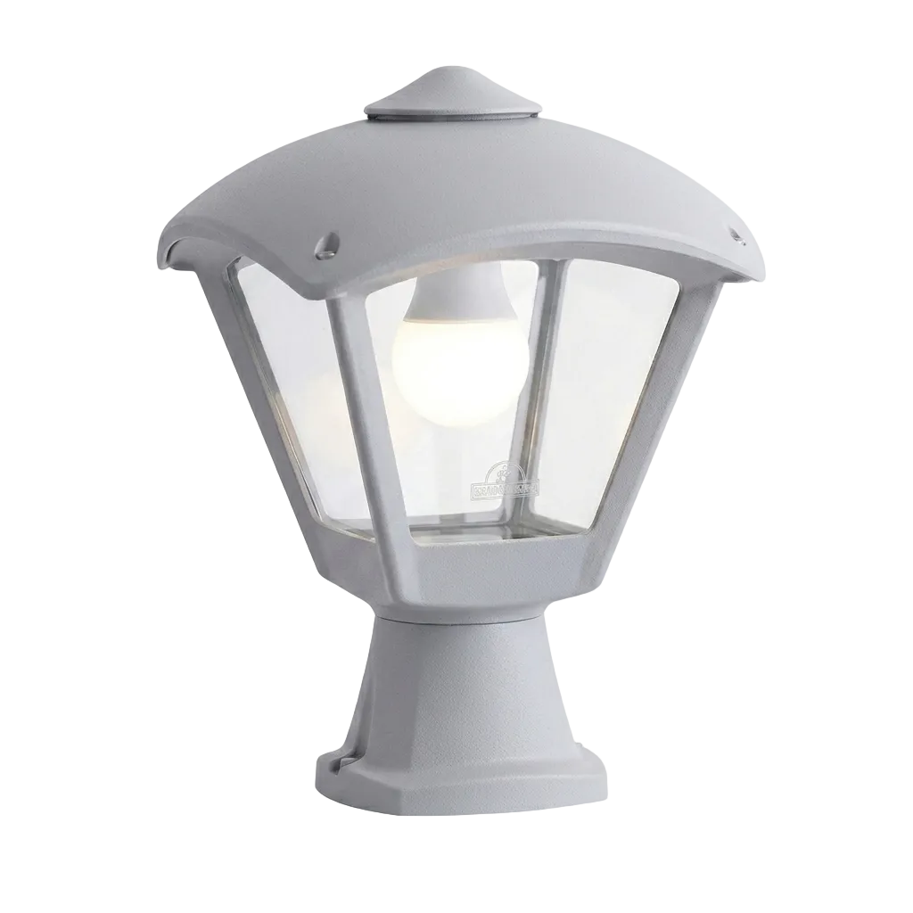 DARIO-Medium Size Pedestal, Gate Light Grey E27 #T24.116G