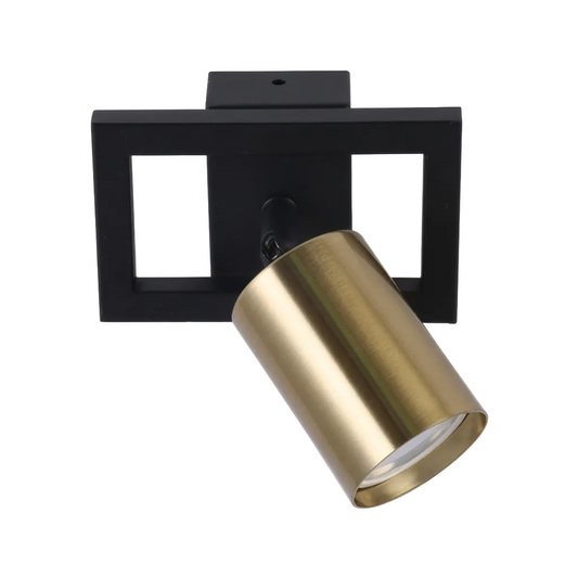 50W Adjustable Spotlight Satin Brass GU10 #S414/1 SATIN BRASS