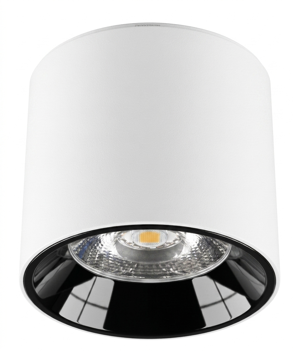 18W Alu Surface DL White WW 120mm IP20 #LTD0703B-18