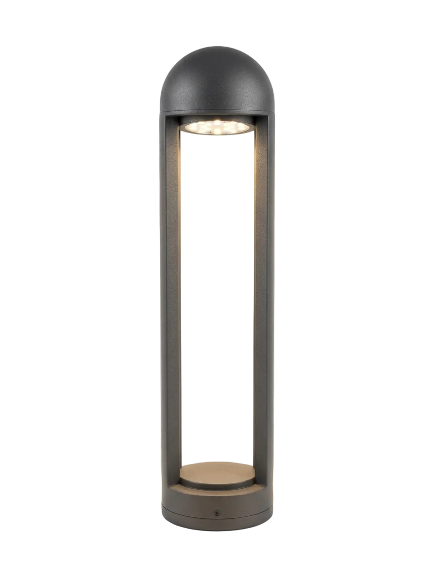 9w Alumin Cylindrical OD Bollard Blk WW 600mm #Y3103RH-60