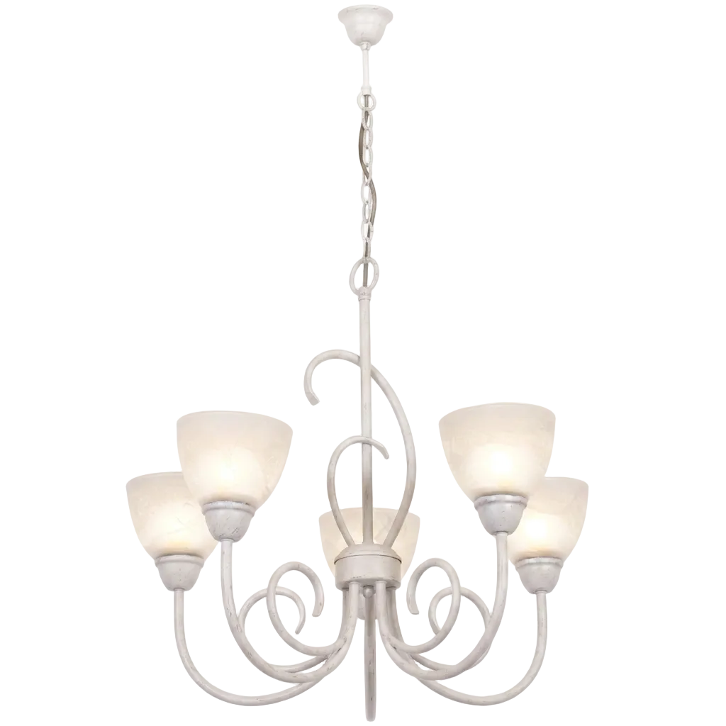 Metal, Alabaster Glass Ceiling light E27 #CH3068/5 FRENCH