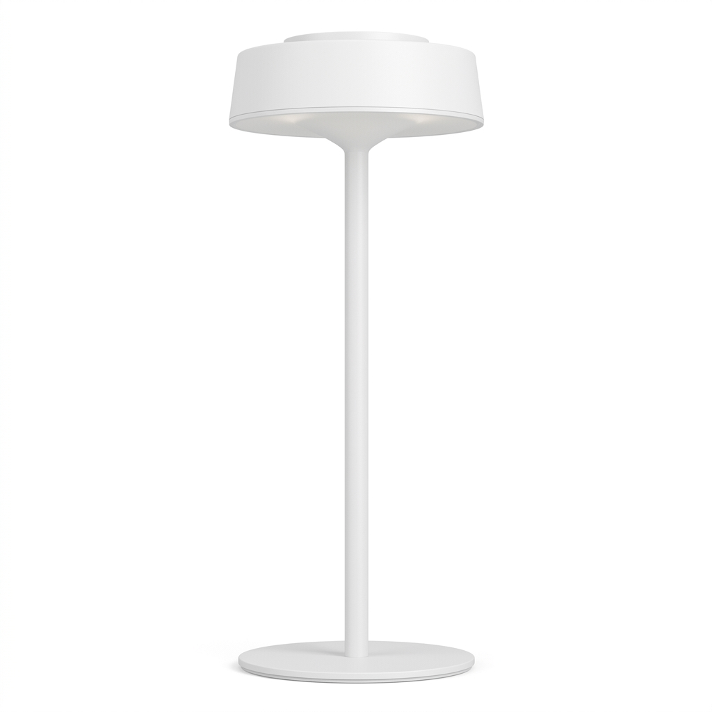 SIMERI OD Solar Table Lamp w USD Dimmable White #75877